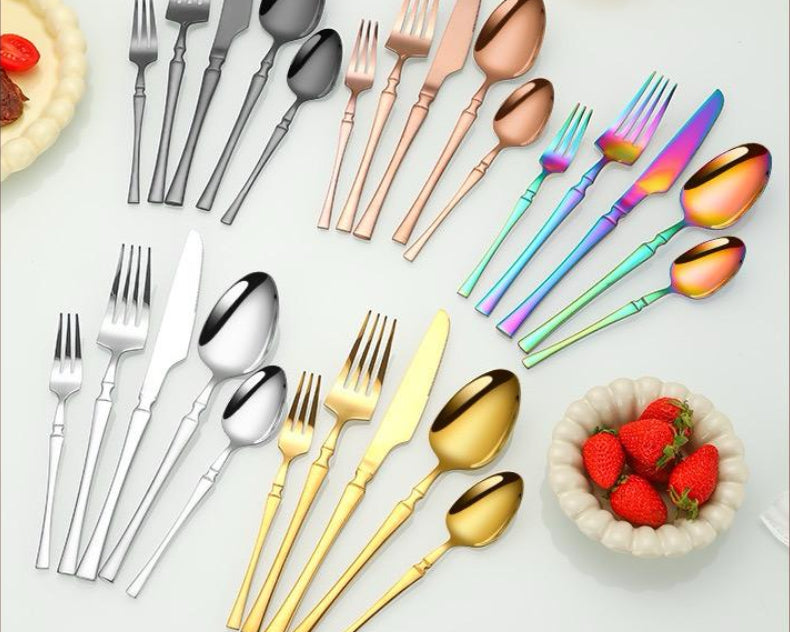 30 pcs Set of Essential Stainless Steel Cutlery Suitable for all occasions