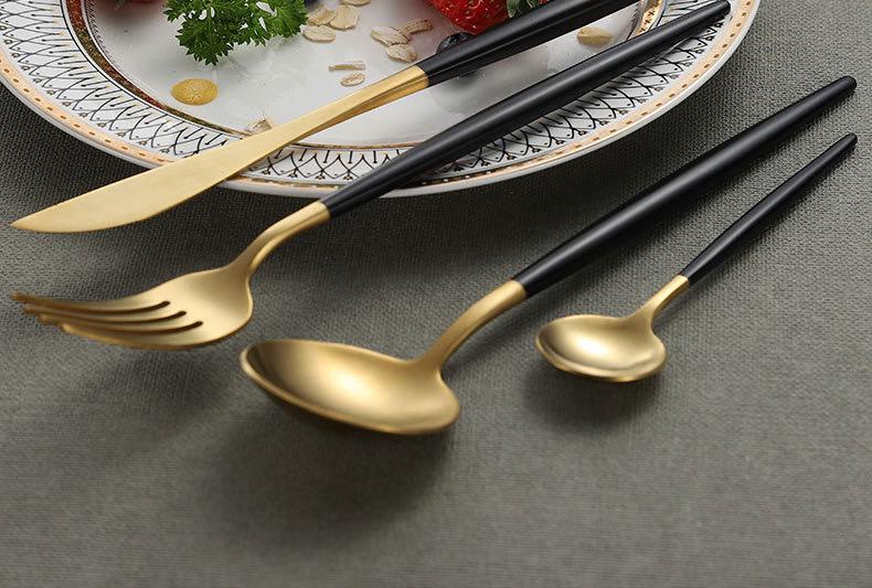 30 pcs luxury stainless steel cutlery