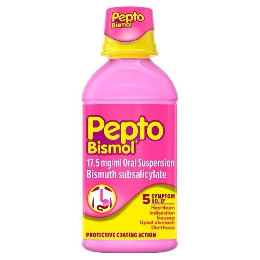 Pepto-Bismol for Nausea, Heartburn, Indigestion, Upset Stomach and Diarrhoea 480ml