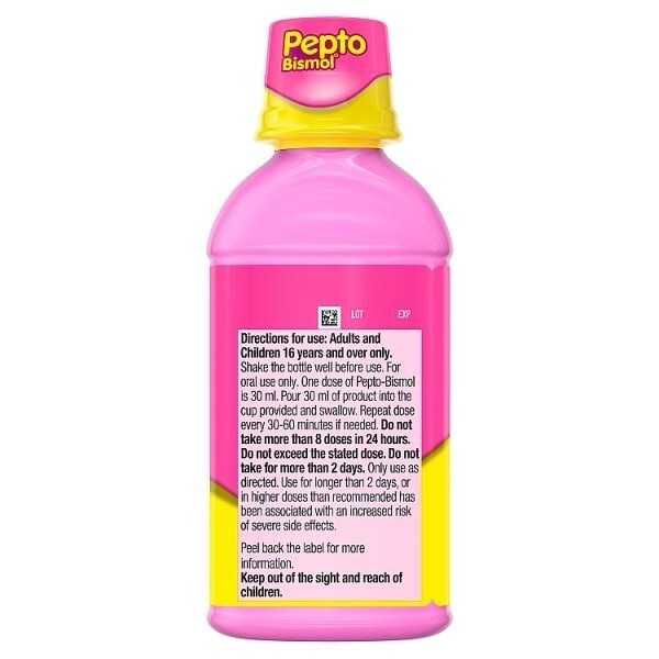 Pepto-Bismol for Nausea, Heartburn, Indigestion, Upset Stomach and Diarrhoea 480ml