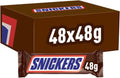 Snickers Chocolate Bars, 48g - 48 Units 100 Cocoa